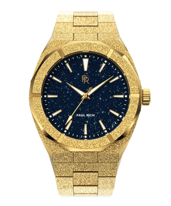 Paul Rich Mens Luxury Watch  Gold Blue